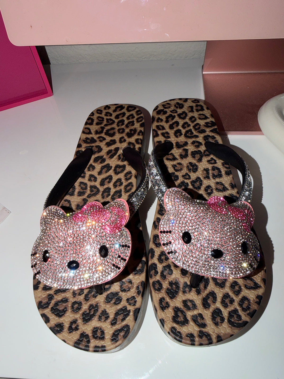 Baddie Cheetah Flip Flop